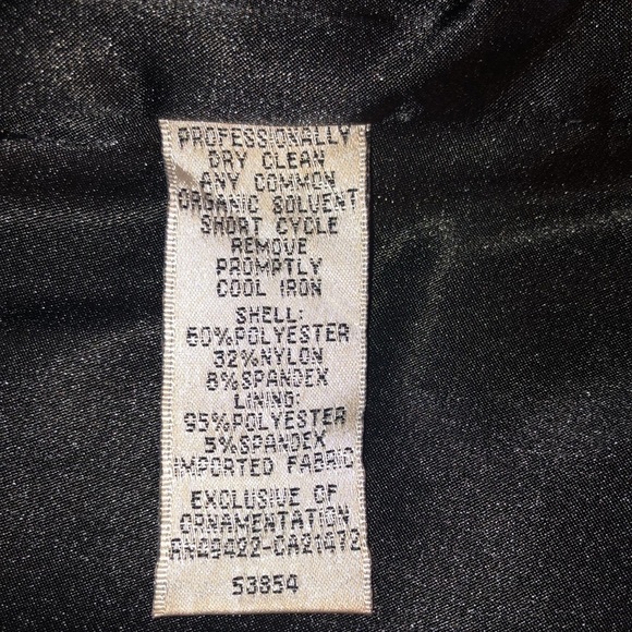 Jessica McClintock Strapless SunBurst Graphic Panels Dress Size 4 Prom, Wedding - Picture 9 of 9